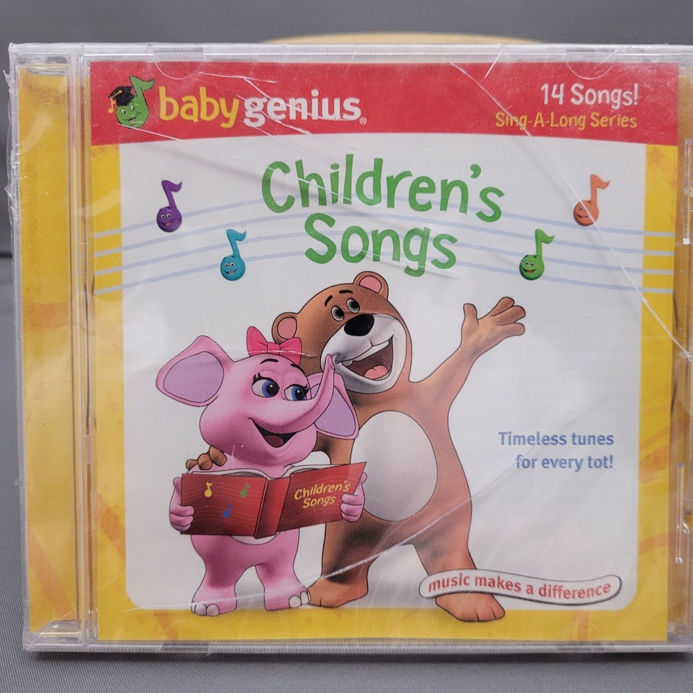 Children's Songs‎ Baby Genius (CD, 2011) *SEALED*